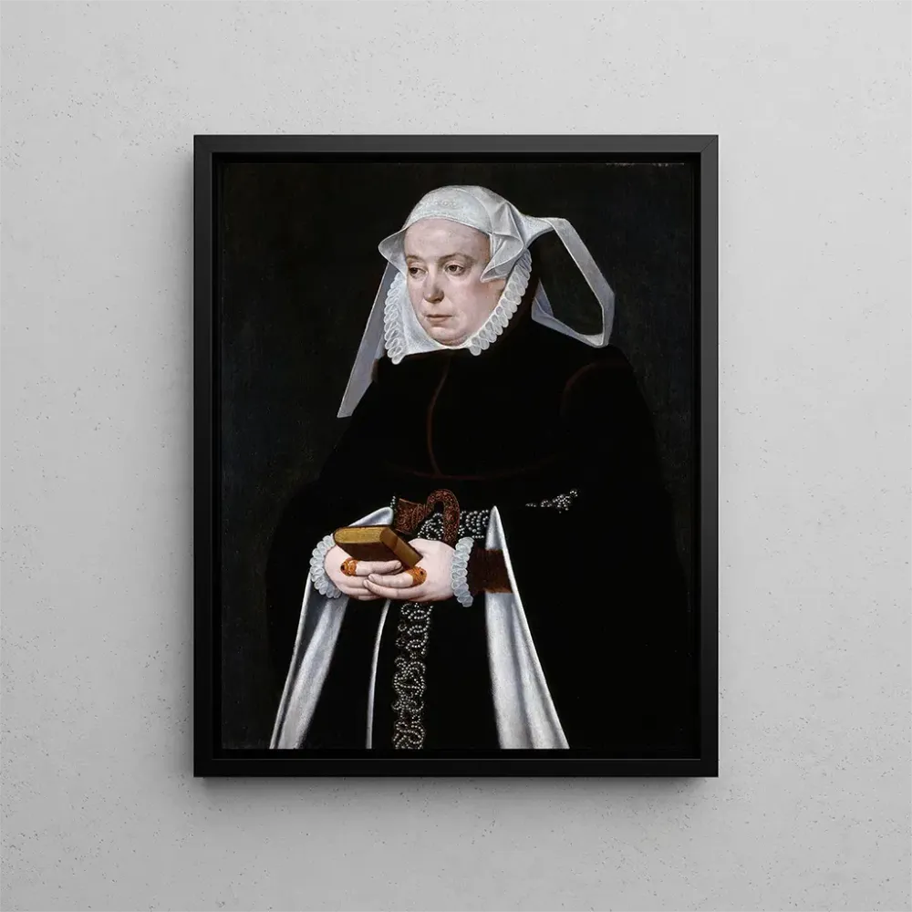 Gemälde Portrait einer Frau - Barthel Bruyn der Jüngere | Kunstdruck