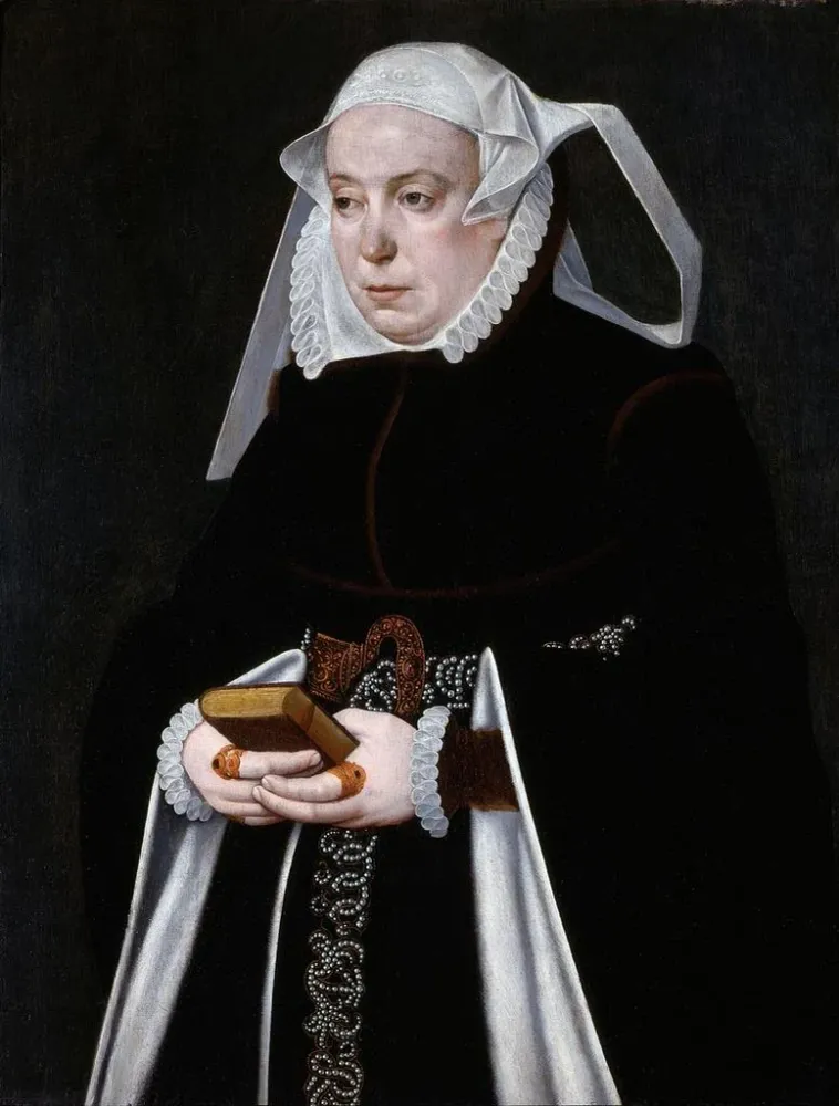 Gemälde Portrait einer Frau - Barthel Bruyn der Jüngere | Kunstdruck