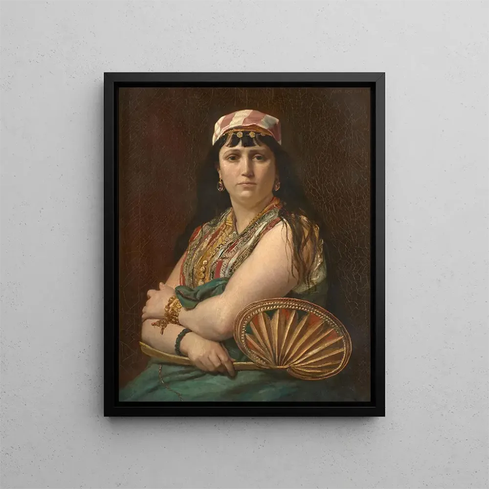 Gemälde Portrait einer Frau im orientalischen Stil - Auguste Alexandre Hirsch