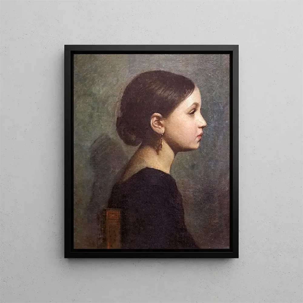 Gemälde Portrait einer Mädchen nach dem Ball - Armand Cambon | Kunstdruck