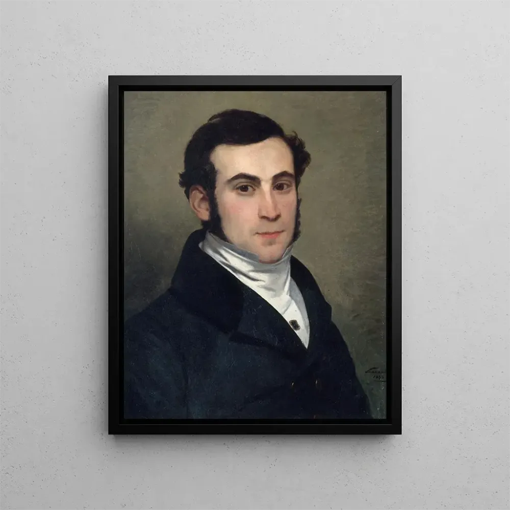 Gemälde Portrait eines angeblich unbekannten Mannes von Alexandre Auguste Ledru-Rollin - Alphonse Lavaudan