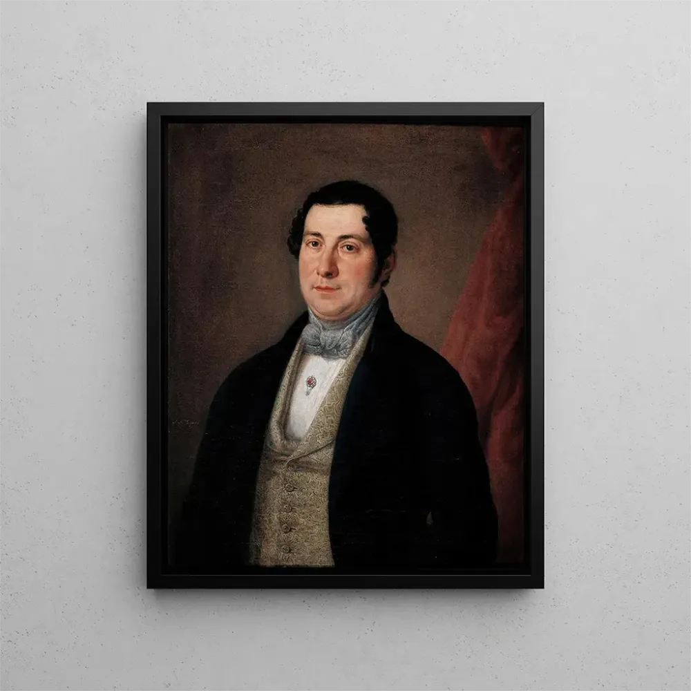 Gemälde Portrait eines Edelmanns - Antonio Marí Esquivel | Kunstdruck