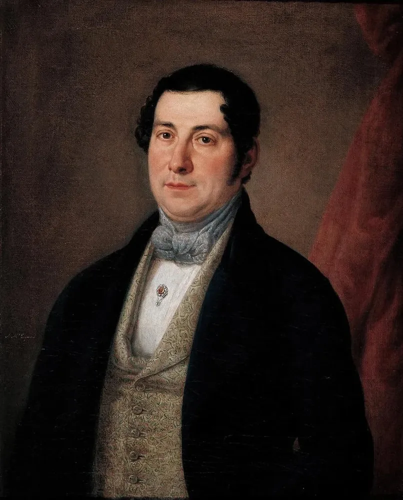 Gemälde Portrait eines Edelmanns - Antonio Marí Esquivel | Kunstdruck