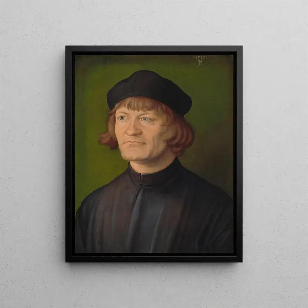 Gemälde Portrait eines Geistlichen - Albrecht Dürer | Kunstdruck