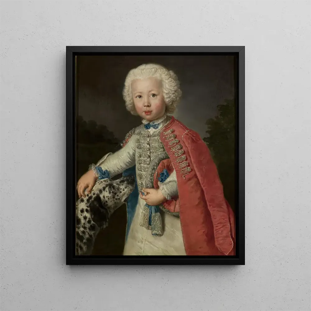 Gemälde Portrait eines Jungen - Antoine Pesne | Kunstdruck