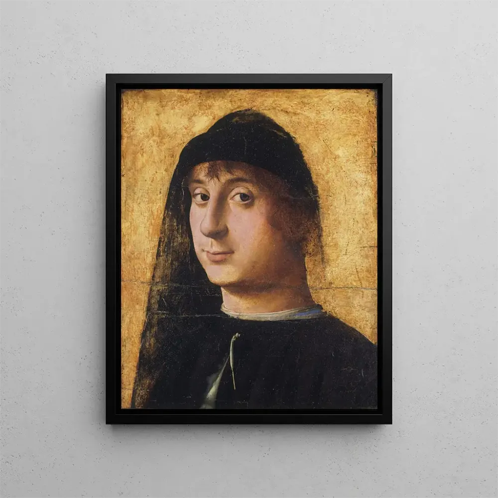 Gemälde Portrait eines jungen Edelmanns - Antonello da Messina | Kunstdruck