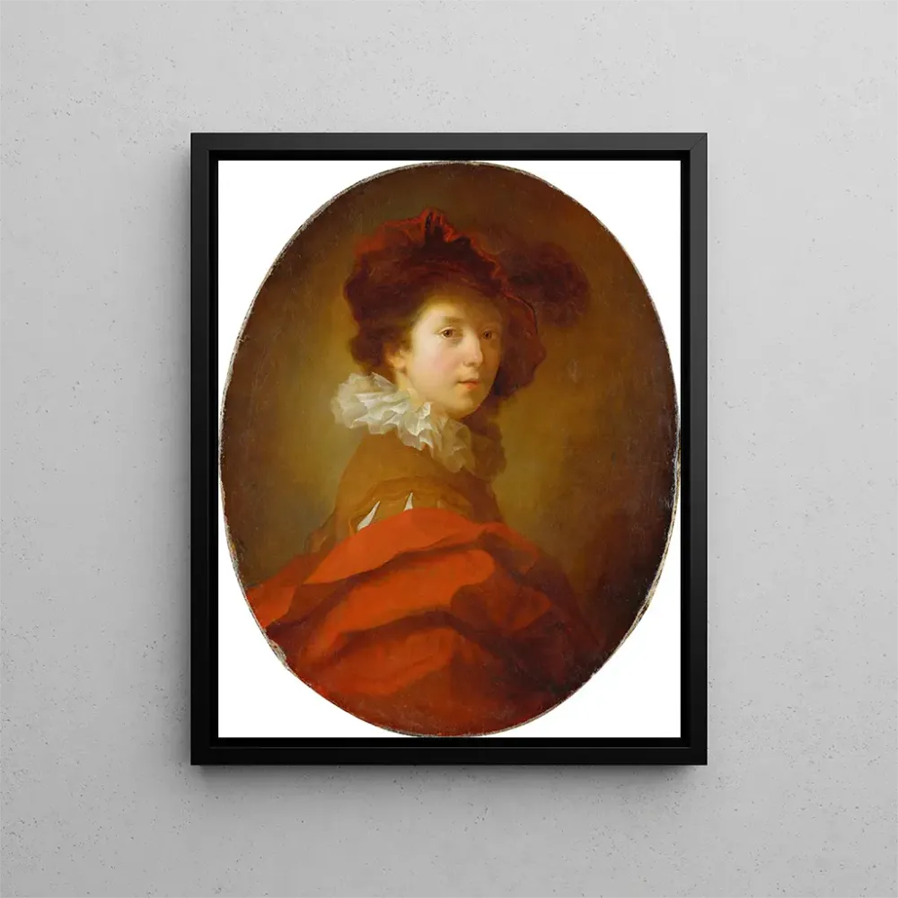 Gemälde Portrait eines jungen Mannes - Alexis Grimou | Kunstdruck