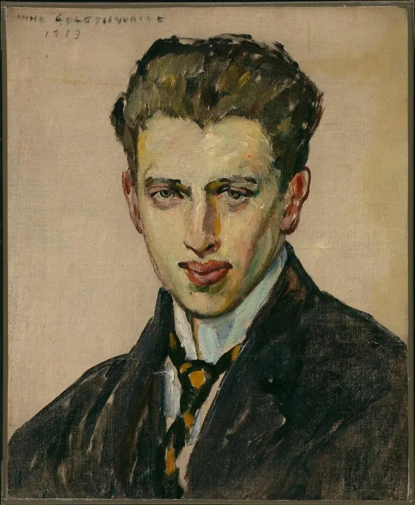 Gemälde Portrait eines jungen Mannes - Anne Goldthwaite | Kunstdruck
