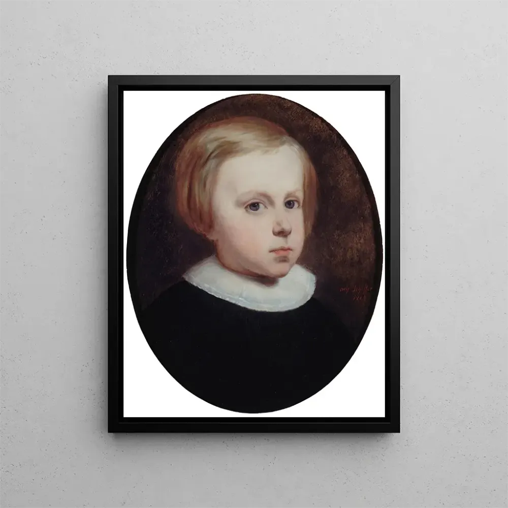 Gemälde Portrait eines Kindes - Ary Scheffer | Kunstdruck