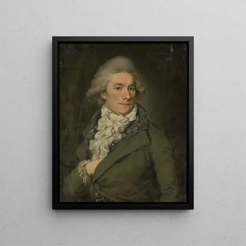 Gemälde Portrait eines Mannes - Barbara Krafft | Kunstdruck