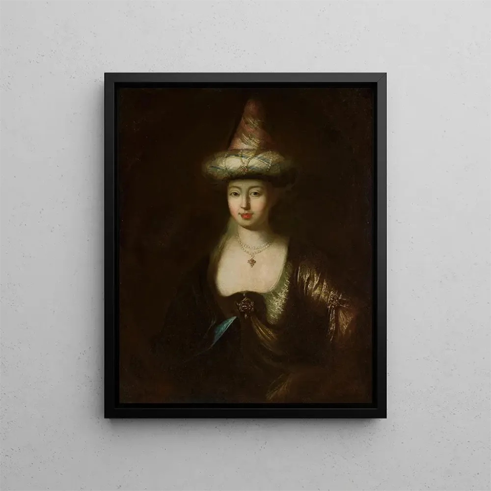Gemälde Portrait eines Mannes orientalischer Kleidung - Antoine Pesne | Kunstdruck