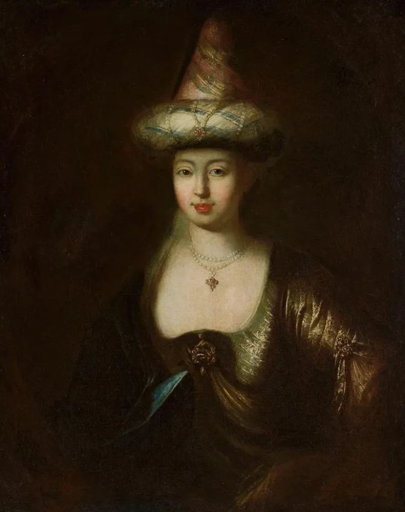 Gemälde Portrait eines Mannes orientalischer Kleidung - Antoine Pesne | Kunstdruck
