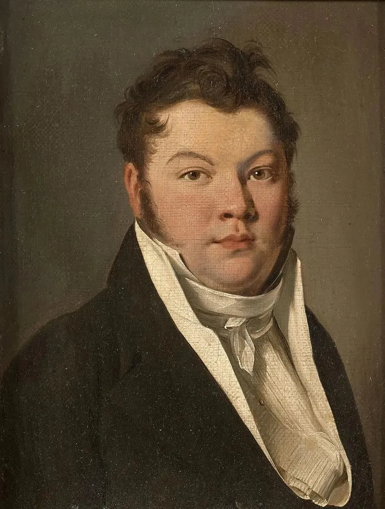 Gemälde Portrait eines Mannes schwarzer Jacke - Louis Léopold Boilly | Kunstdruck