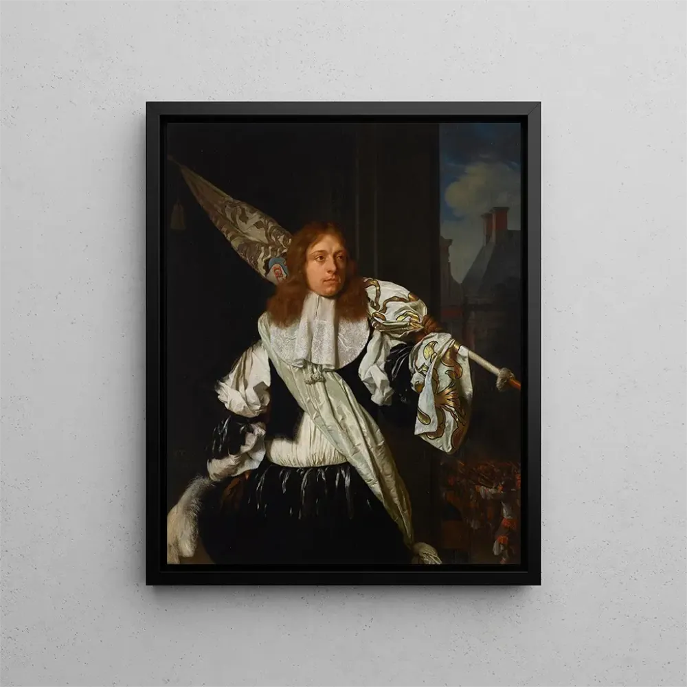 Gemälde Portrait eines Wächters der Bürgerwache von Leyden - Ary de Vois | Kunstdruck
