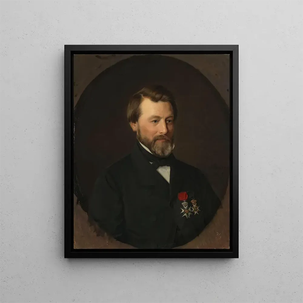 Gemälde Portrait Emil Tidemand, der Bruder des Künstlers - Adolph Tidemand | Kunstdruck