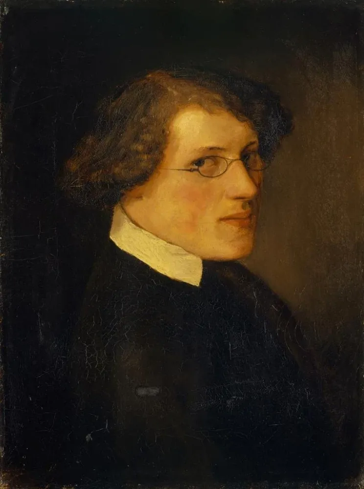 Gemälde Portrait de Jakob Mühly - Arnold Böcklin | Kunstdruck