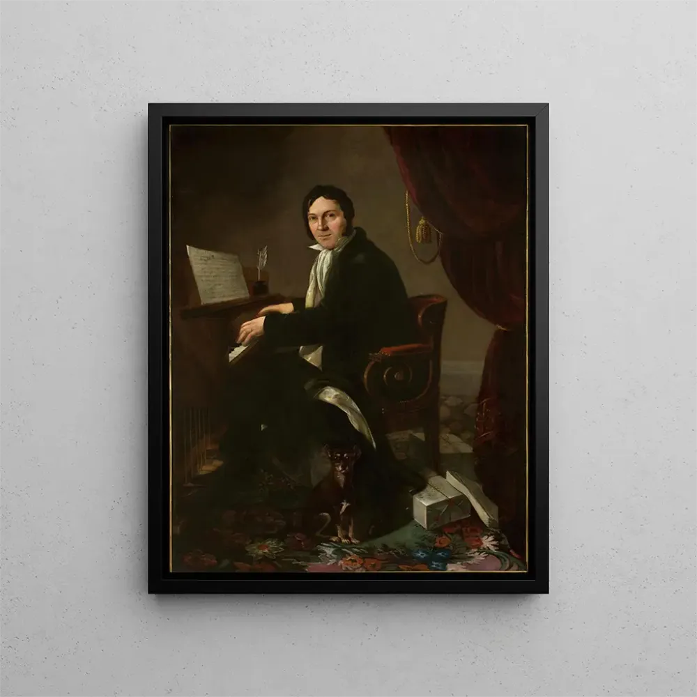 Gemälde Portrait de Karol Kupriski - Aleksander Ludwik Molinari | Kunstdruck