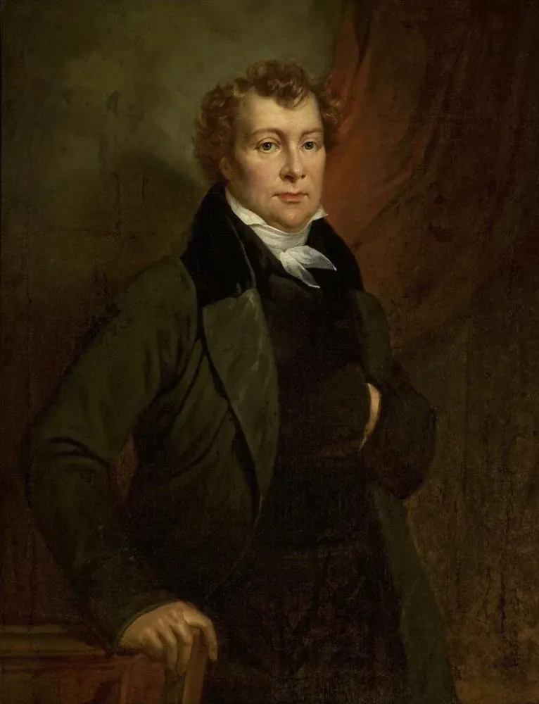 Gemälde Portrait de Ludwik Osiński - Antoni Brodowski | Kunstdruck