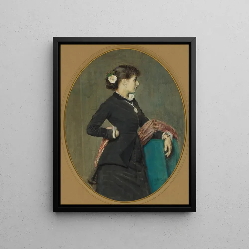 Gemälde Portrait de Mlle Nyström - Anders Zorn | Kunstdruck