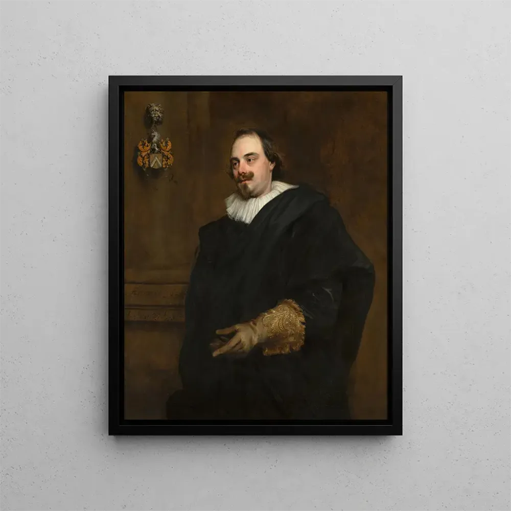 Gemälde Portrait de Peeter Stevens - Antoine van Dyck | Kunstdruck