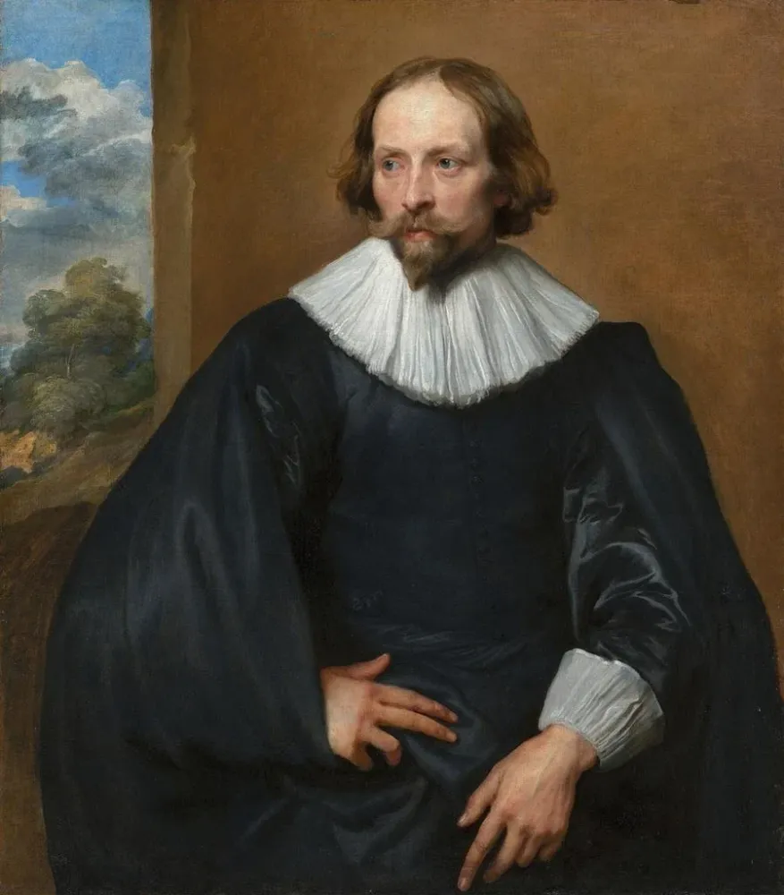 Gemälde Portrait de Quintijn Symons - Antoine van Dyck | Kunstdruck