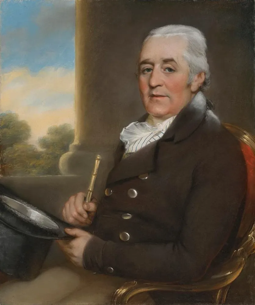 Gemälde Portrait de Samuel Buck (1745 - 1806) d'Ulley Carnaby - John Russell | Kunstdruck