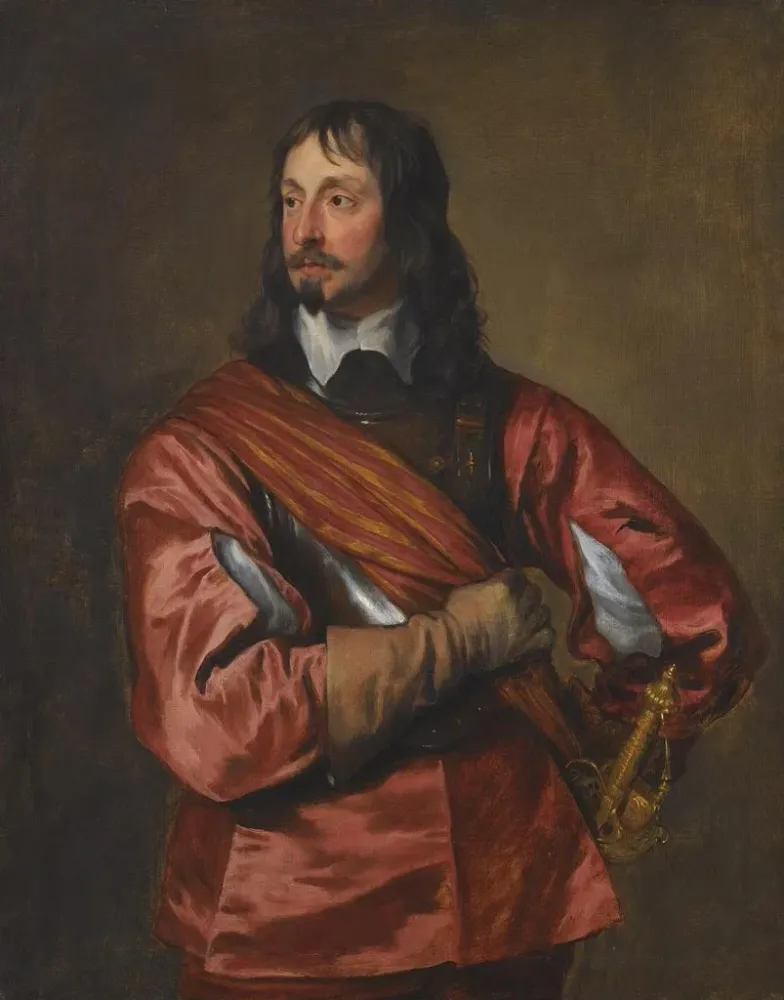 Gemälde Portrait de Sir John Mennes - Antoine van Dyck | Kunstdruck