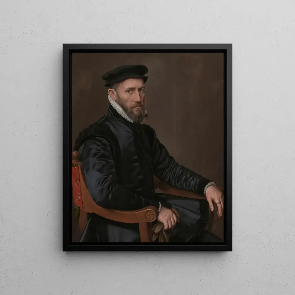 Gemälde Portrait de Sir Thomas Gresham - Antonis Mor | Kunstdruck