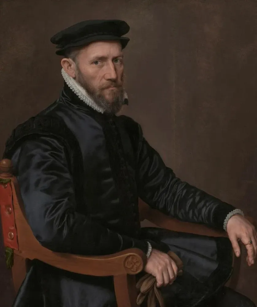 Gemälde Portrait de Sir Thomas Gresham - Antonis Mor | Kunstdruck