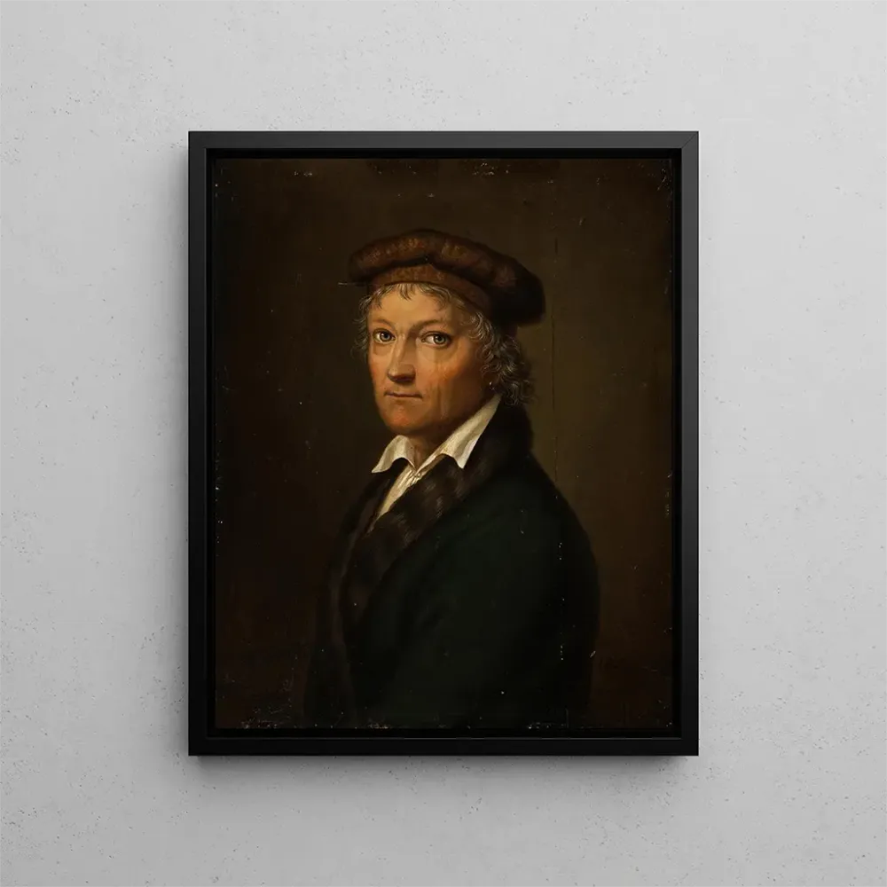 Gemälde Portrait de Thorvaldsen - Bernhard von Guérard | Kunstdruck