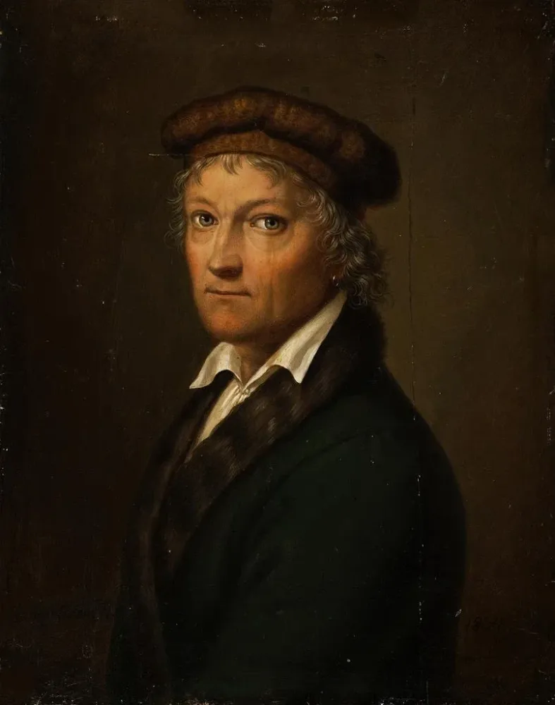 Gemälde Portrait de Thorvaldsen - Bernhard von Guérard | Kunstdruck