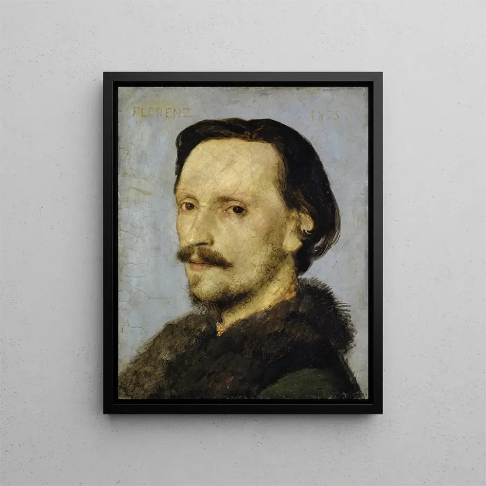 Gemälde Portrait von Adolf Bayersdorfer - Arnold Böcklin | Kunstdruck