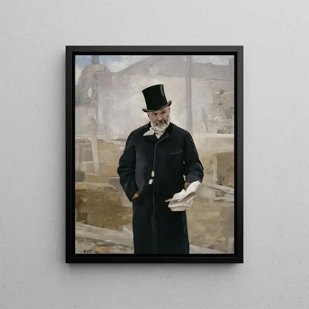 Gemälde Portrait von Adolphe Alphand - Alfred Philippe Roll | Kunstdruck