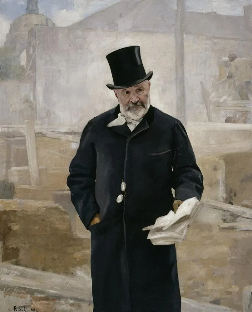 Gemälde Portrait von Adolphe Alphand - Alfred Philippe Roll | Kunstdruck