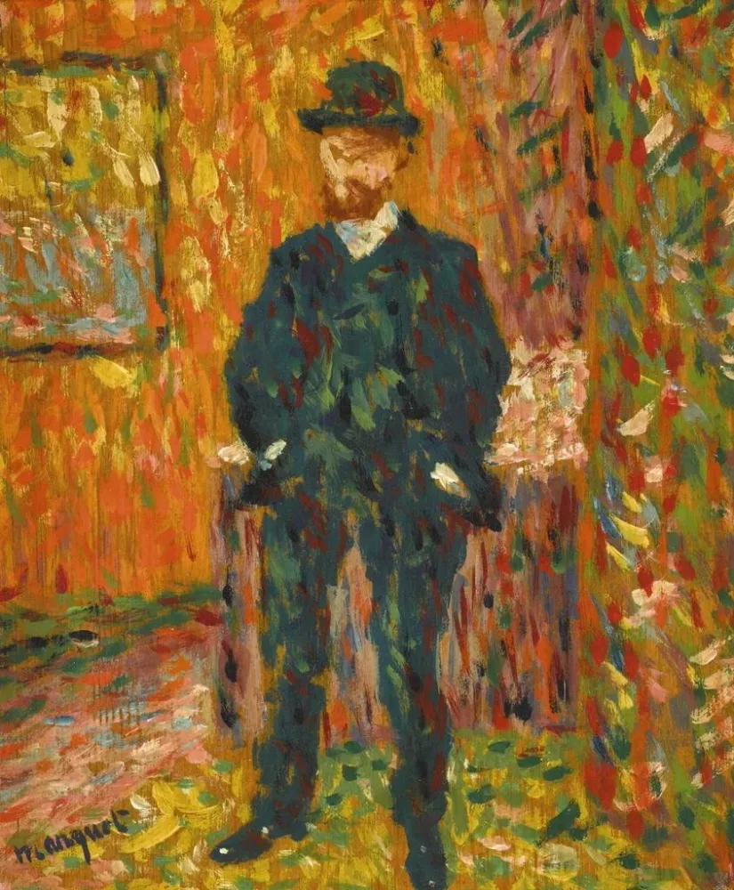 Gemälde Portrait von André Rouveyre - Albert Marquet | Kunstdruck