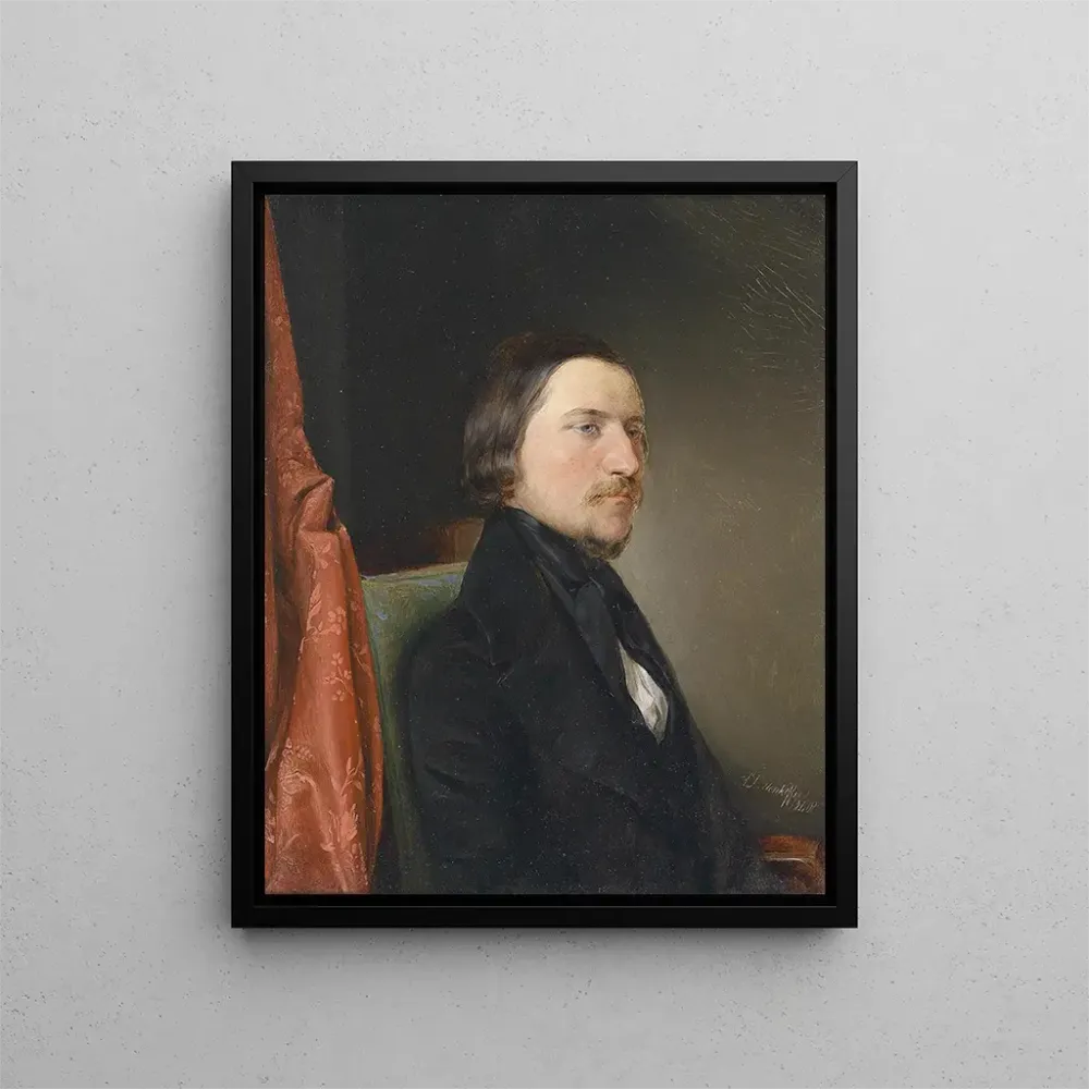 Gemälde Portrait von August Semeleder - August von Pettenkofen | Kunstdruck