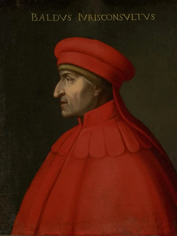 Gemälde Portrait von Baldo degli Ubaldi - Anonym | Kunstdruck