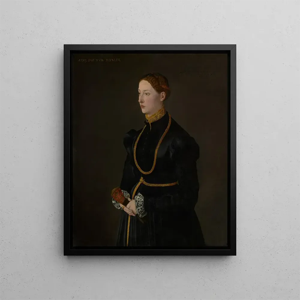 Gemälde Portrait von Barbara Kressin - Anonym | Kunstdruck