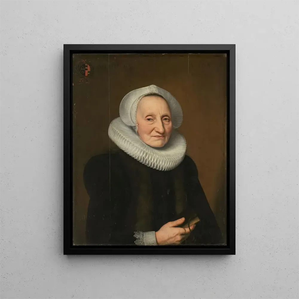 Gemälde Portrait von Belia Claesdr 1566 oder nach 1652 - Bartholomäus Sarburgh | Kunstdruck