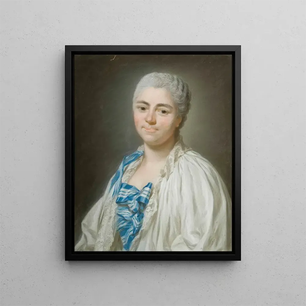 Gemälde Portrait von Charlotte Boutin Vicomtesse de Montboissier - Alexander Roslin | Kunstdruck
