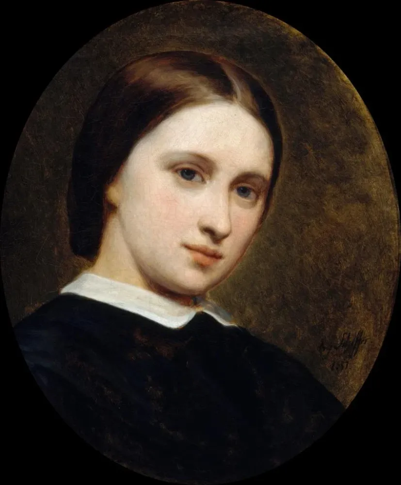 Gemälde Portrait von Cornélie Renan Scheffer - Ary Scheffer | Kunstdruck