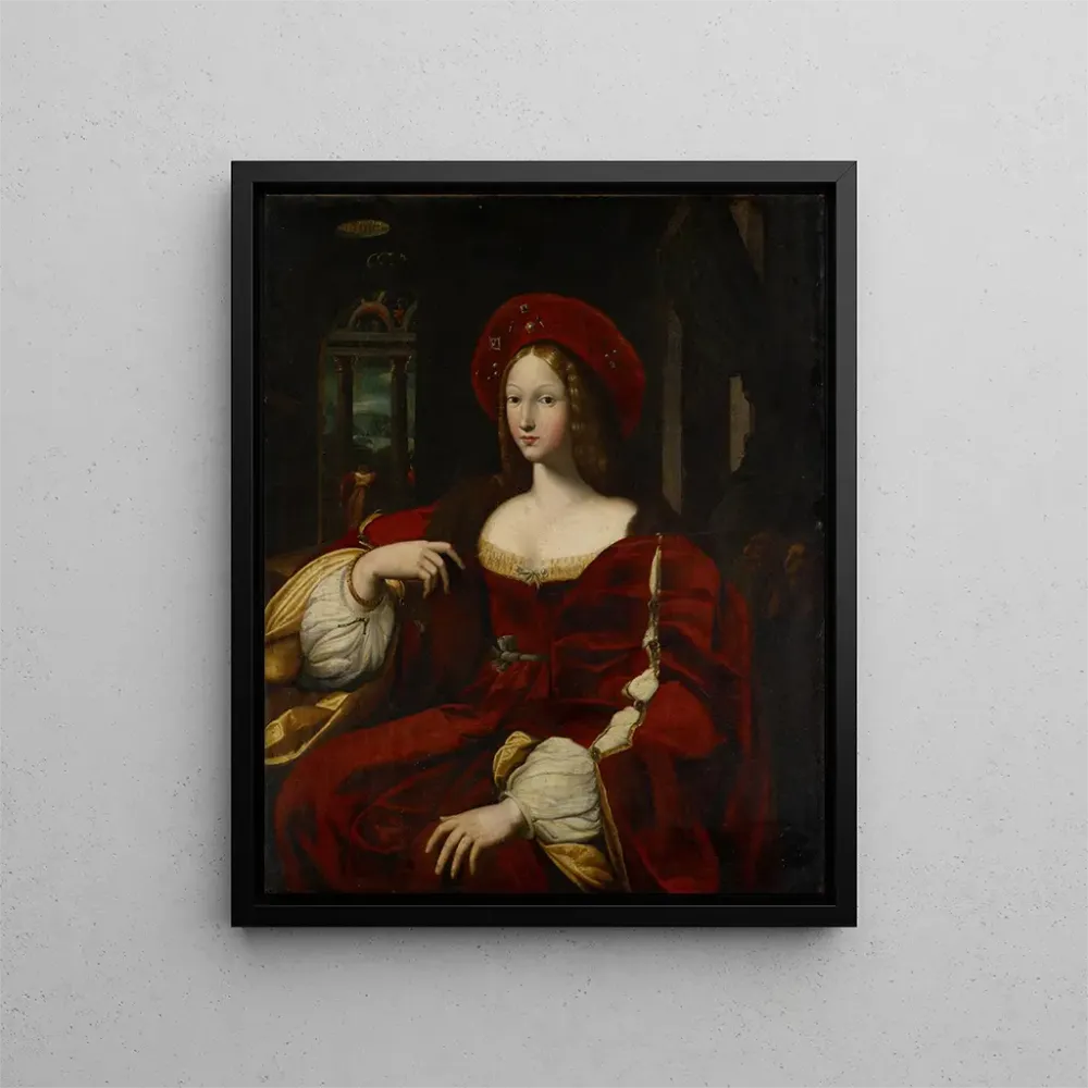 Gemälde Portrait von Doñ Isabel de Requesens, Vizekönigin von Neapel - Anonym | Kunstdruck