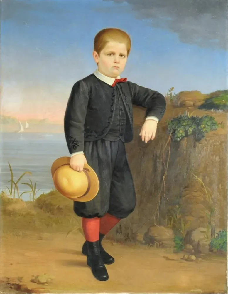Gemälde Portrait von Eduardo Lahitte Uribelarrea - Benjamin Franklin Rawson | Kunstdruck