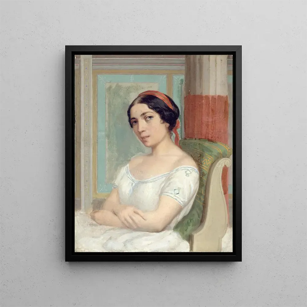 Gemälde Portrait von Ernesta Grisi - Anonym | Kunstdruck