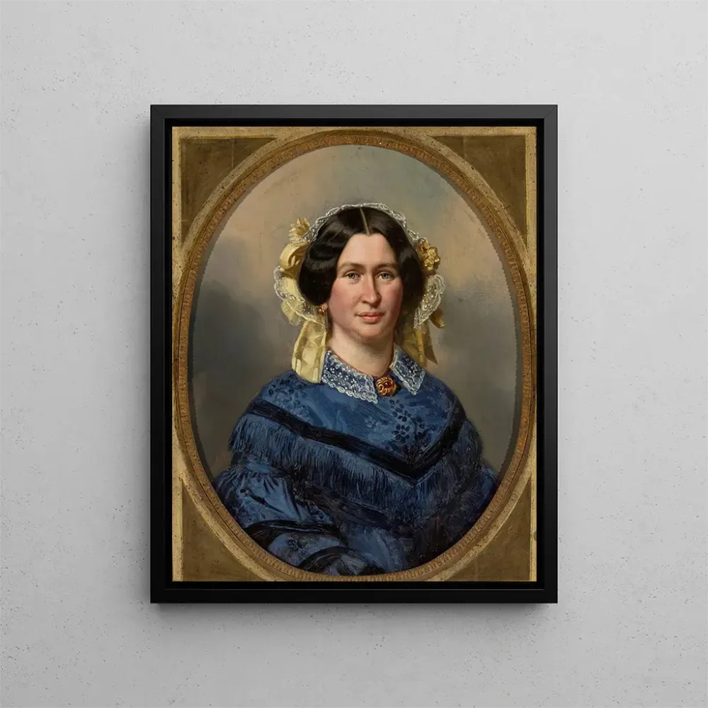 Gemälde Portrait von Florentin Volckhart geborene Schoppe - Anonym | Kunstdruck