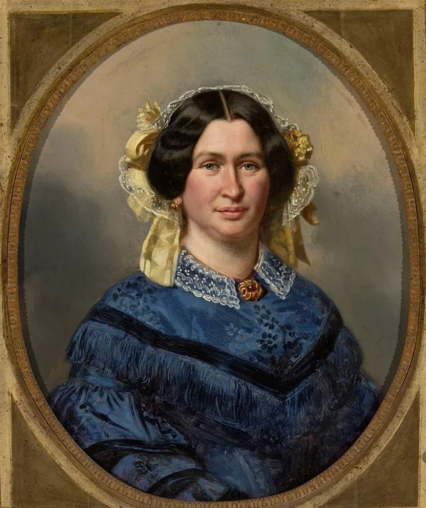Gemälde Portrait von Florentin Volckhart geborene Schoppe - Anonym | Kunstdruck