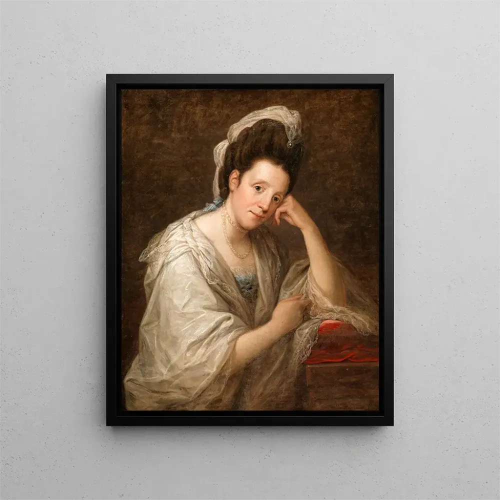 Gemälde Portrait von Frau Helen Dorothea Daniel - Angelica Kauffman | Kunstdruck