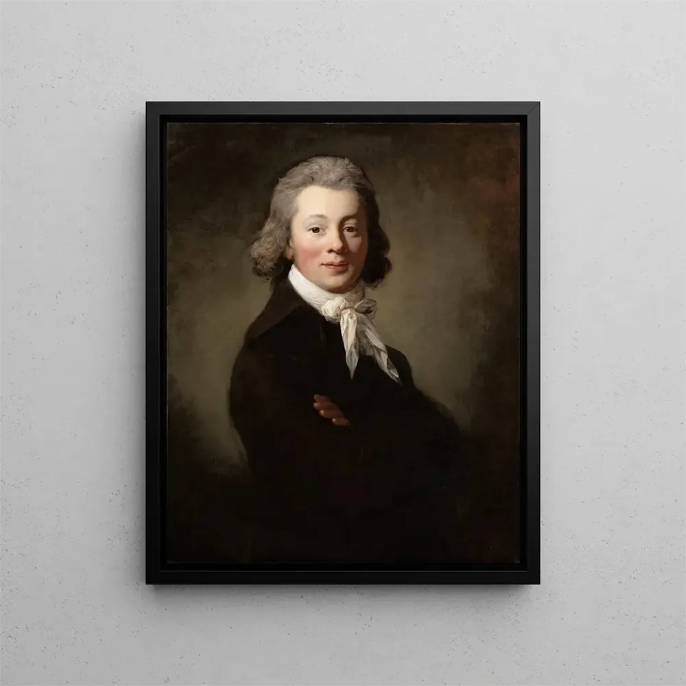 Gemälde Portrait von Friedrich Gottlob Benno von Heynitz - Anton Graff | Kunstdruck
