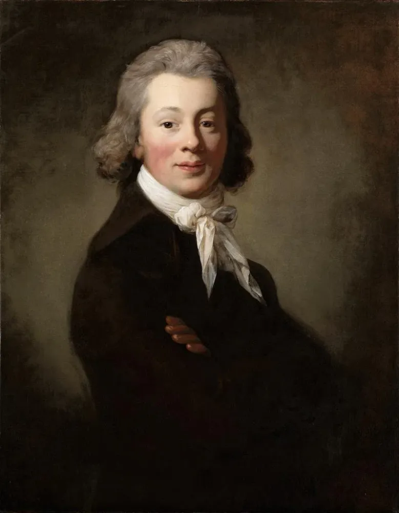 Gemälde Portrait von Friedrich Gottlob Benno von Heynitz - Anton Graff | Kunstdruck