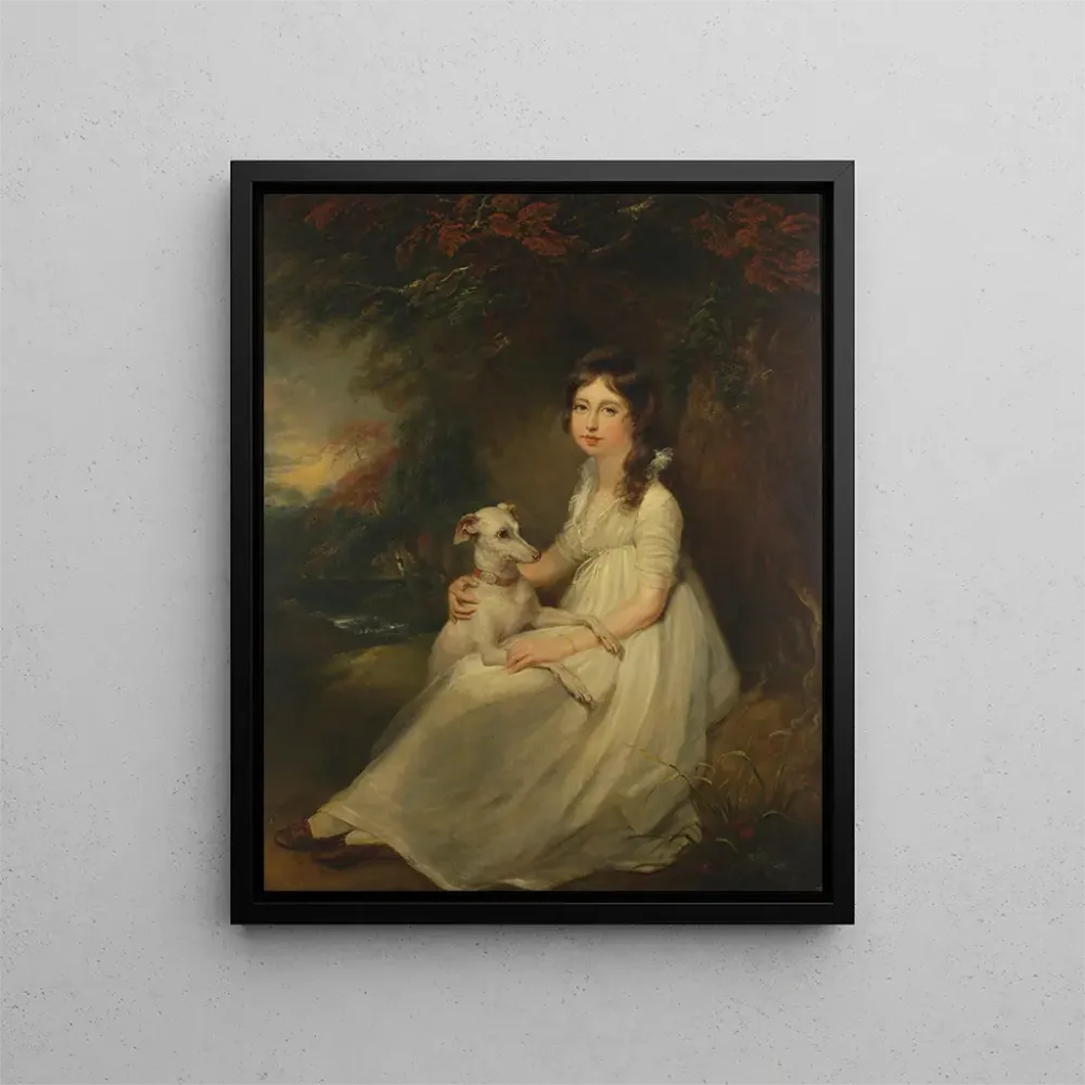 Gemälde Portrait von Fräulein Ann Goldsmid - Arthur William Devis | Kunstdruck